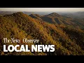 Incredible fall foliage blankets the Blue Ridge Mountains