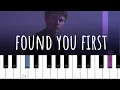 Lagu Found You First ~ Alec Benjamin (piano tutorial)