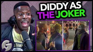 DIDDY Dresses As The Joker For Halloween Gets Into REAL Beef