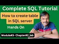 how to create table in SQL Full SQL Course step by step Practical SQL