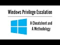 A Cheatsheet and A Methodology