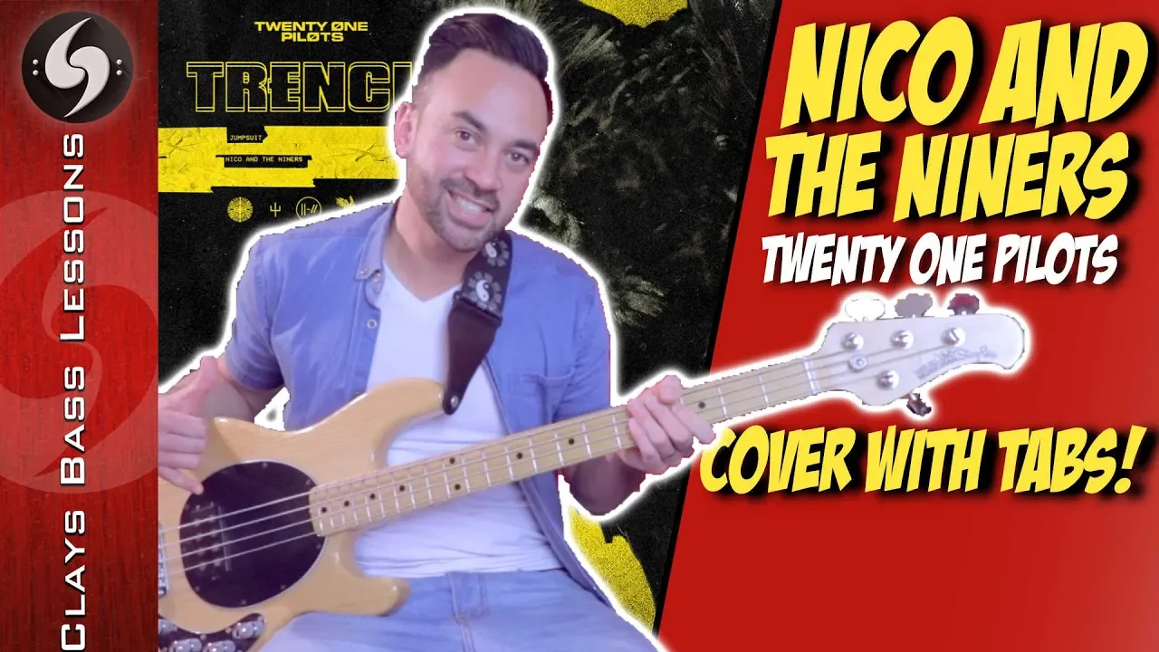 NICO AND NINERS - Bass Cover with PLAYALONG TABS! Twenty One Pilots