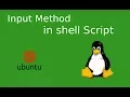 How to take input from user in shell script