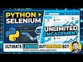 How to Automate LinkedIn Growth Using Python Selenium Sessions