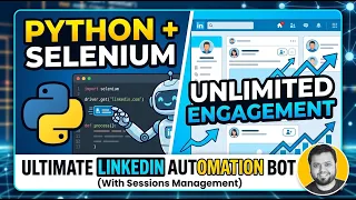 How to Automate LinkedIn Growth Using Python Selenium Sessions