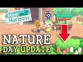 Animal Crossing New Horizons NATURE DAY Unlock Hedge Fence Update 1 2