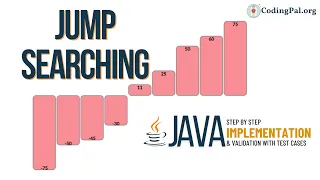 Jump Searching Java Implementation Searching Algorithms DSA CodingPal org