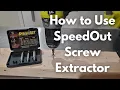 How to Use SpeedOut Screw Extractor - Success AND Fail