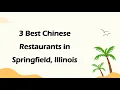 3 Best Chinese Restaurants in Springfield Illinois Asian Cuisine