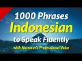 Download Lagu 1000 Indonesian conversation phrases to speak fluently - with Narrator's Professional Voice