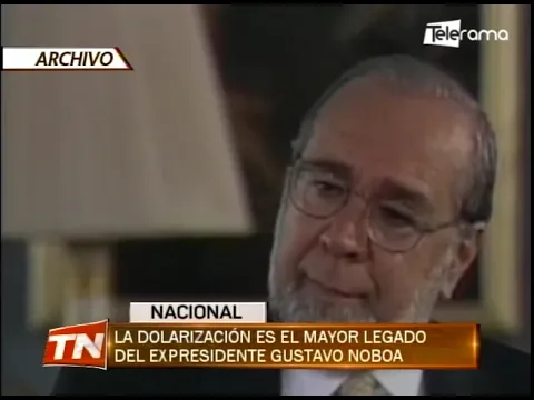 Gustavo Noboa murió en Miami de un infarto