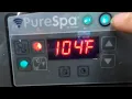 Intex Purespa Greywood How to use control panel