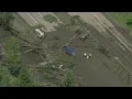 See the damage Sky5 helicopter above Barre Vermont