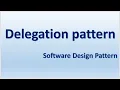 Delegation pattern - Software Design Pattern