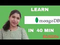 MongoDB Tutorial in 40 Min 2024