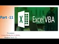 Excel VBA - Part 11 Looping
