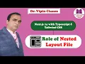 Nested Layout in Next js Typescript Next js 14 Tutorial - 17 Dr Vipin Classes