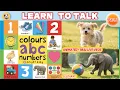 Download Lagu First Words for Toddlers 👉 Learn ABC, Numbers \u0026 Colours | Speech Development 📚 Fun Learning Games