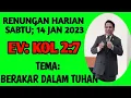 Download Lagu Kolose 2:7 BERAKAR DALAM TUHAN