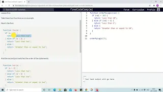 Lesson 71 - Logical order in if else statements