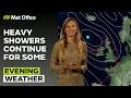 27/08/2025 - Droogste in het oosten na vroege regen - Avondweerbericht VK – Met Office Weather