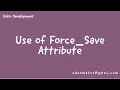Write Value To Read-only Field From On-change Using Force Save Attribute