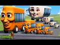 Lagu Big \u0026 Small Tung Tung Sahur Bus vs Ballerina Cappuccina Bus vs Brr Brr Patapim Trains | BeamNG.Drive