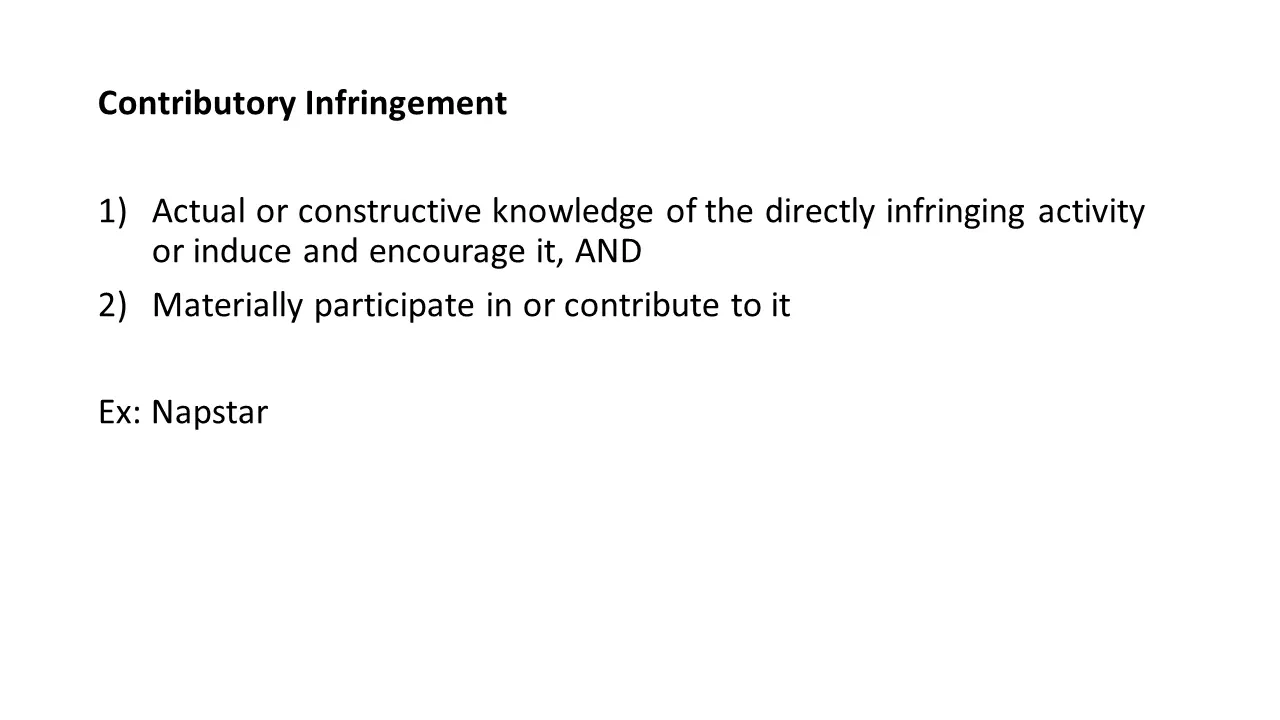 Copyright Infringement Part 2