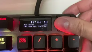 OLED Info Displayer for Steelseries Apex 7