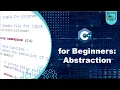 C Tutorial for Beginners The Ultimate Guide - Abstraction OOP