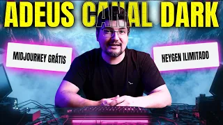 CANAL DARK Agora é Opcional! MidJourney ficou Grátis e HeyGen Ilimitado! *SURREAL*