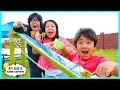 Download Lagu Noodle Challenge with Japanese Bamboo Noodle Slide and Trip to Japan for Family Fun Vacation
