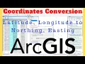 How to Convert Coordinates in ArcGIS Coordinates Conversion in ArcGIS