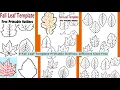 8 Fall Leaf Template Printable Outlines Different Sizes Free PDFs DIY Kid Crafts