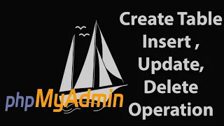 How to Create Table in PhpMyAdmin Insert Update Delete Operation in Tables PhpMyAdmin Tutorial