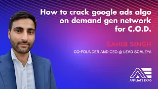 How to crack google ads algo on demand gen network for c o d