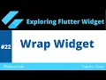 Exploring Flutter Widgets Flutter Wrap Widget