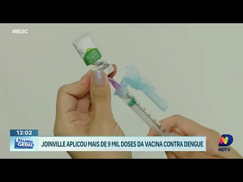 Joinville continua campanha de vacinação contra dengue e gripe