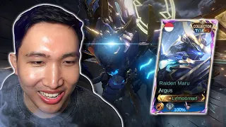REVIEW SKIN ARGUS RAIDEN MARU !! COLLECTOR TITANS !! - Mobile Legends #MLBBIDCreator