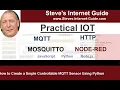 How to create a Smple Controllable MQTT Sensor Using Python