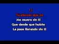 Me Rio De Ti   Gloria Trevi   Karaoke