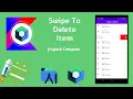 How to implement Swipe to Delete Item in Jetpack Compose Android Kotlin Make it Easy