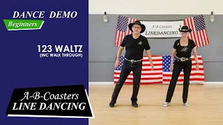 Download 123 WALTZ - Line Dance Demo \u0026 Walk Through MP3