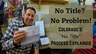 Winning at the DMV How I got a Vehicle Title in Colorado Bad Hombre Garage Ep 66
