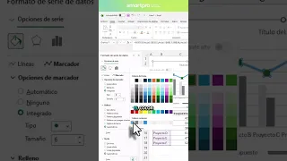 Gráfico dinámico en Excel paso a paso