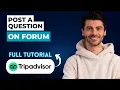 How to Post a Question on Tripadvisor Forum 2026 Full Guide