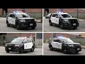 MAJOR RESPONSE 10 LAPD Hollywood Units responding Code 3 to Pursuit of 211 Suspect With LAFD