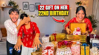 22 Gifts on her 22nd Birthday  | Dheerajkevlogs