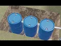 Cheap and Practical Ways to Make a Septic Tank from Plastic Drums
