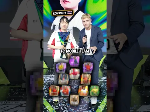 FC MOBILE WORLD CHAMPION REVEALS HIS INSANE TEAM! 🤩🏆